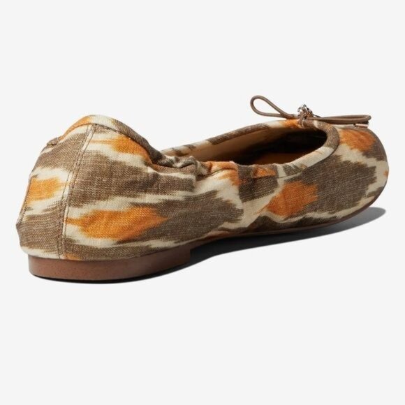 Sam Edelman Felicia Ballet Flat in Grey Linen Size 7 - Picture 10 of 11